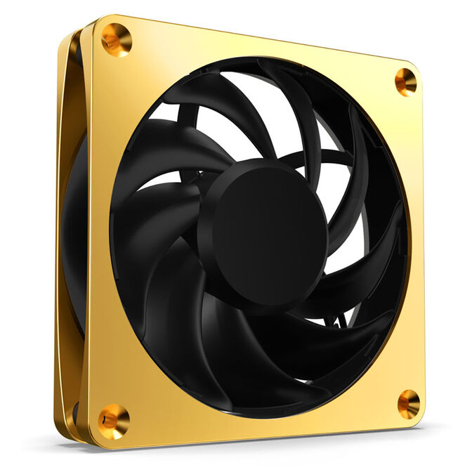 Alphacool Apex Stealth Metal Power Fan 120 mm, 3,000 RPM - gold image number 0