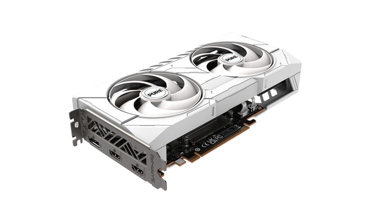 Sapphire Pure Radeon RX 9060 XT Gaming OC Graphics Card, 16384 MB GDDR6 image number 4