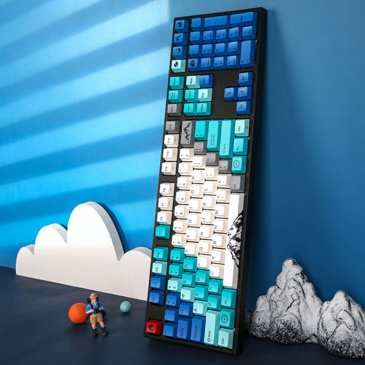 Varmilo VEA108 Summit R1 Gaming Tastatur, MX-Brown, weiße LED - US Layout image number 4
