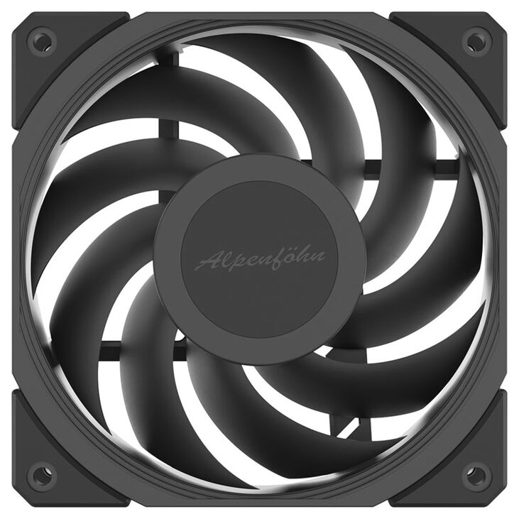 Alpenföhn 120 Jetstream PWM fan - 3-pack, black image number 2