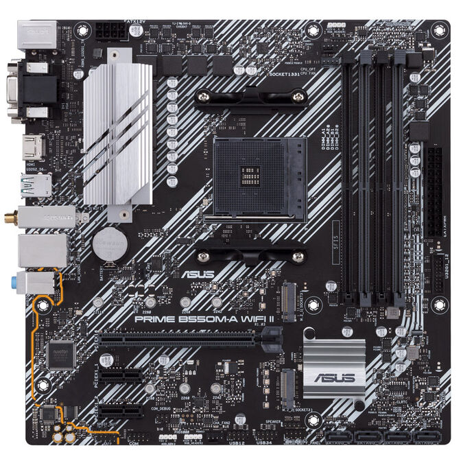 ASUS Prime B550M-A Wi-Fi II, AMD B550 Mainboard - Sockel AM4 image number 2