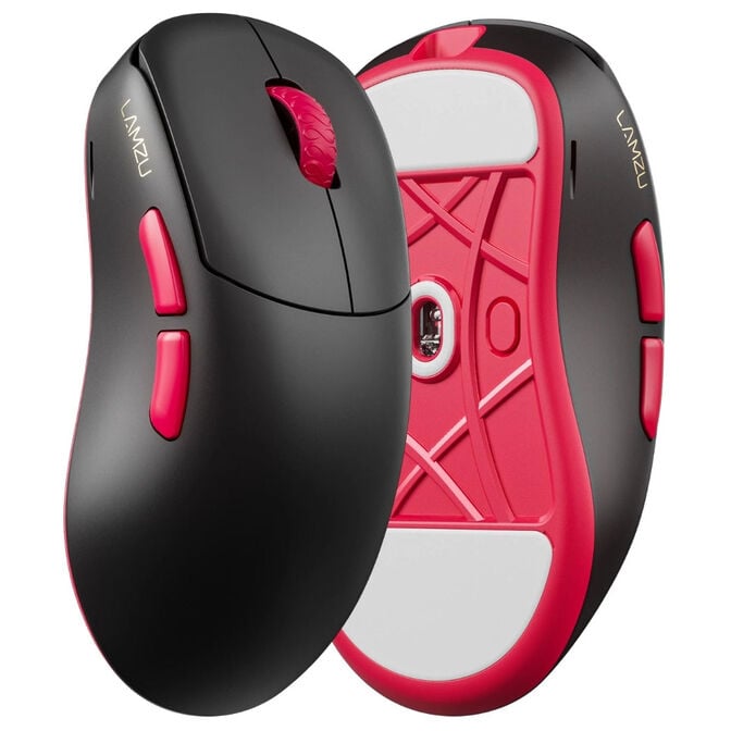 Lamzu Thorn Wireless V2 Gaming Mouse, 8,000Hz - black/red image number 3