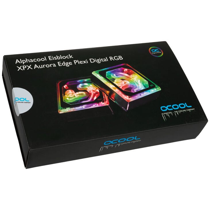 Alphacool Eisblock XPX Aurora Edge CPU - Acryl Black Digital RGB image number 5