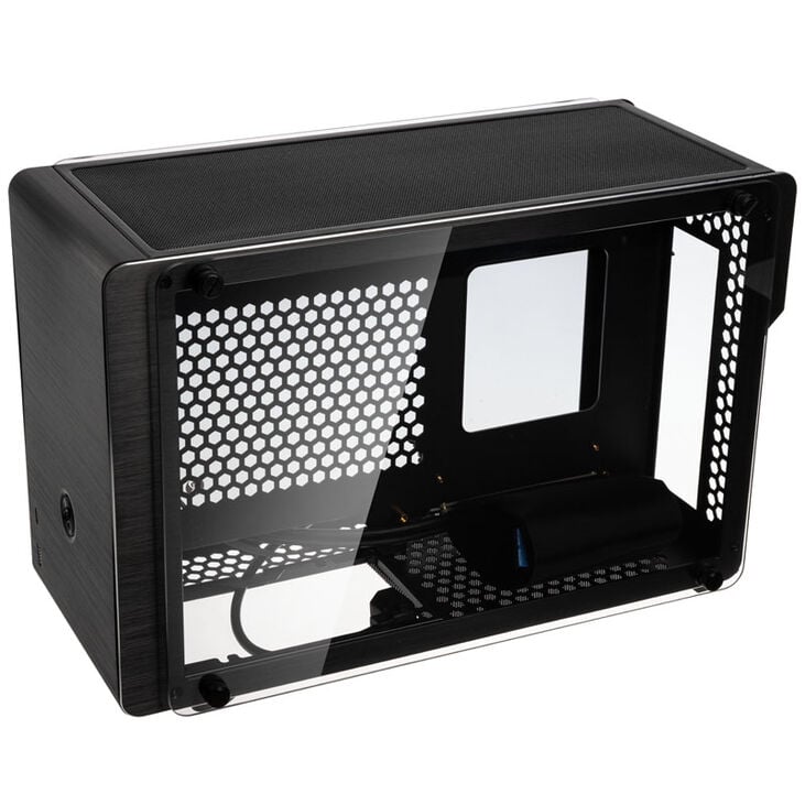 Raijintek Ophion Mini-ITX Case, Tempered Glass - Black image number 2
