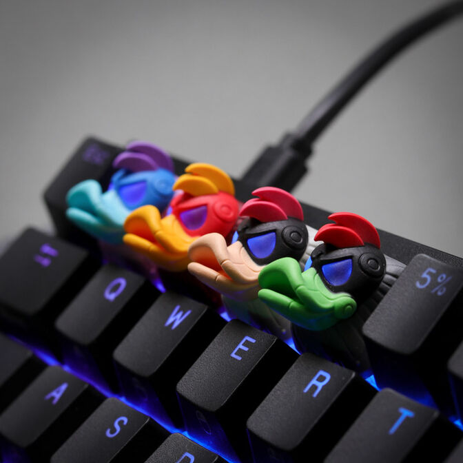 Ducky x Hot Keys Project Ducky League Keycap - Lucky image number 5