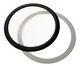 DEMCiflex Staubfilter 140mm, rund - schwarz/weiß