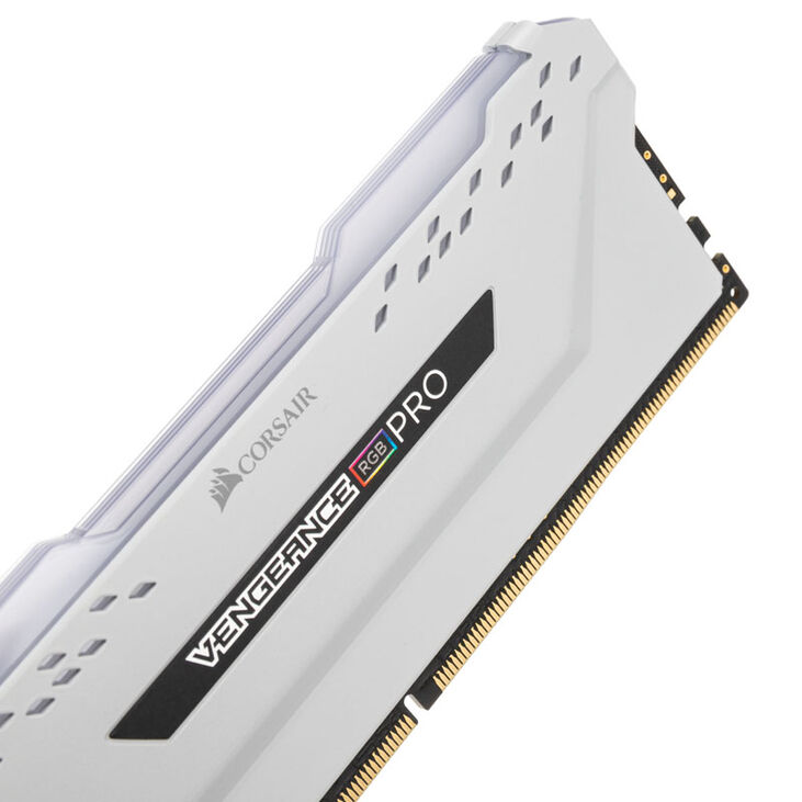 Corsair Vengeance RGB Pro DDR4-3600 RAM, CL18, XMP - 16 GB Dual-Kit - weiß image number 5