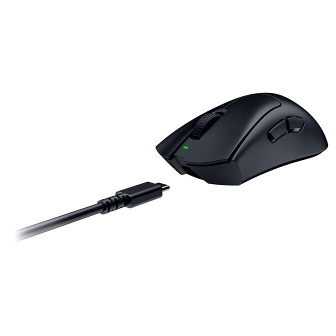 Razer DeathAdder V3 Hyperspeed Gaming Maus - mit HyperPolling Wireless Dongle, schwarz image number 2