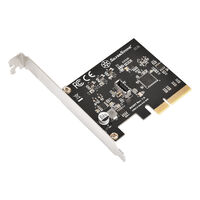 Silverstone SST-ECU07 USB-Adapterkarte, PCIe 3.0, 1x USB-C 3.2 intern - Low Profile