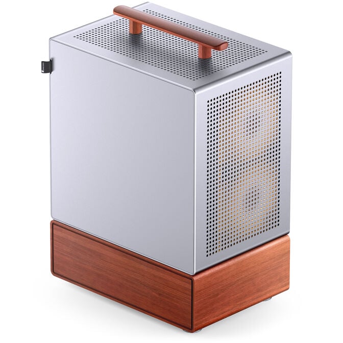 Jonsbo T7 PC-Geh&auml;use, Midi-Tower, mATX, Tempered Glass - silber image number 4