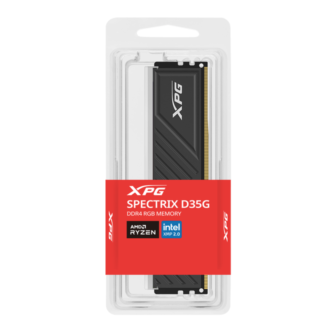 ADATA XPG Spectrix D35G RGB, DDR4-3200 RAM, CL16, XMP - 8 GB, schwarz image number 0