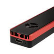 Akasa Vegas SSD Mate, M.2 SATA/NVMe SSD to USB3.2 Gen2 image number null