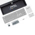Ducky Zero 6108 Pure White Kabellose Gaming Tastatur, RGB - Cherry MX2A Brown, ANSI (US) image number null