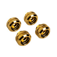 Corsair Hydro X Series XF Hardline Anschluss gerade G1/4 auf 14mm AD Hardtube - 4er Pack, gold
