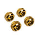 Corsair Hydro X Series XF Hardline fitting straight G1/4 to 14mm OD hard tube - 4 pack, gold