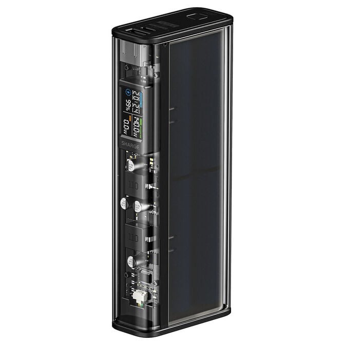 SHARGE Shargeek 140 20000 mah Powerbank - Black image number 4