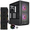 Lian Li LANCOOL 216 PC Case Bundle + HYDROSHIFT II LCD-C 360TL AiO - black
