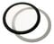 DEMCiflex Staubfilter 225mm, rund - schwarz/wei&szlig;