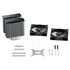 be quiet! Pure Rock Pro 3 CPU cooler, dual tower - 120mm, silver image number null