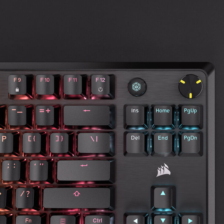 Corsair K70 Core TKL Gaming Keyboard, RGB - black, Corsair MLX Red V2 Switches image number 10