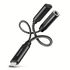 AXAGON ADA-HCPD USB-C to 3.5mm jack and USB-C, Hi-Res DAC, 384kHz/32bit, 60 W PD - black image number null