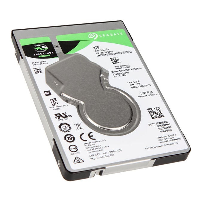 Seagate BarraCuda HDD, SATA 6G, 5400 RPM, 2.5 inch - 2 TB image number 0