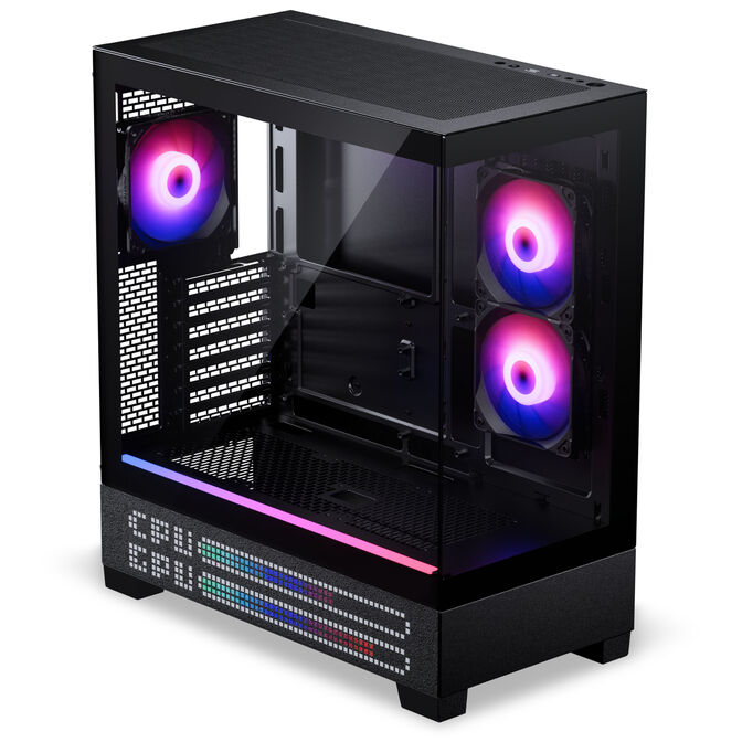 Phanteks XT View Matrix Geh&auml;use-Bundle, Midi-Tower, E-ATX, Tempered Glass + Nxlinq V2 HUB - schwarz image number 3