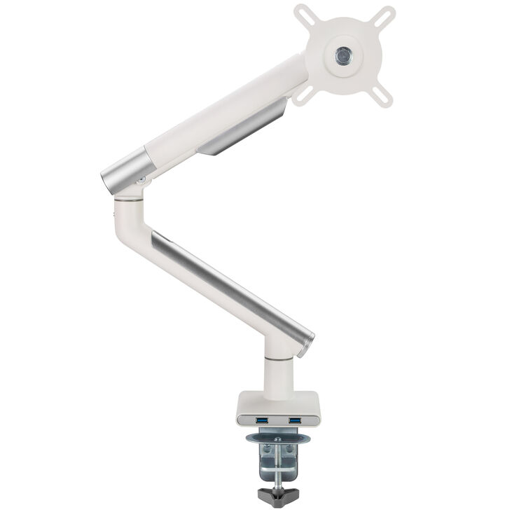 Alterzone Arm One USB Aluminum Monitor Arm, 2 x 3.0 USB Ports, Weiß image number 5