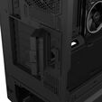 ASUS Prime AP304 ARGB PC Case, Mid Tower, ATX, ARGB, Tempered Glass &ndash; black image number null