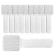LABEL THE CABLE Wall Velcro Cable Holder 10-Piece Set - white image number null