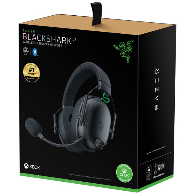 Razer BlackShark V3 Gaming Headset, for Xbox - black image number 11