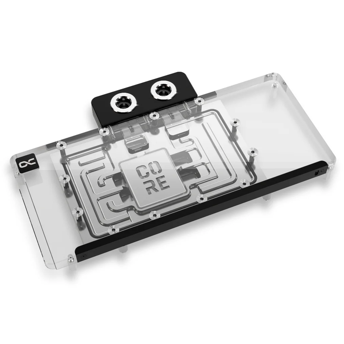Alphacool Core Geforce RTX 5080/5070 Ti Solid Core GPU Wasserk&uuml;hler, ARGB, mit Backplate - Acryl image number 1