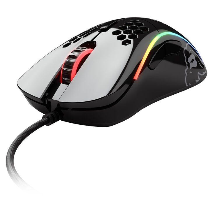 Glorious Model D Gaming Mouse - black, glossy + mousepad - XL image number 3