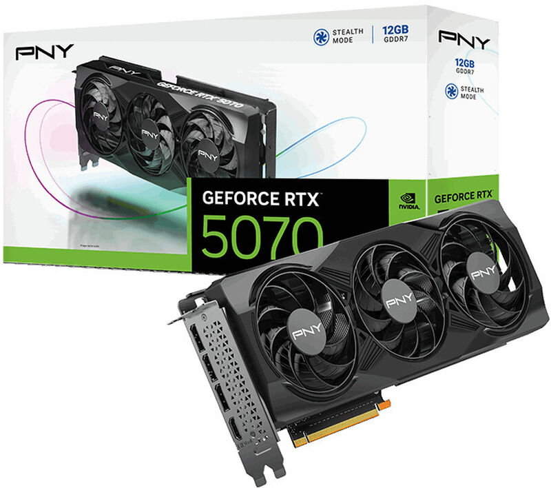 PNY GeForce RTX 5070 OC Edition, 12288 MB GDDR7