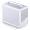 Jonsplus Z20 Mesh PC case, Mini Tower, Micro-ATX, with carrying handle - white