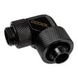 Alphacool Eiszapfen Connector 90 Degree G1/4 Inch Female Thread to 16/10mm - Rotatable, Black image number null