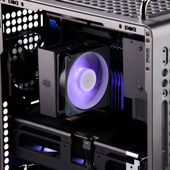 Cooler Master Hyper 212 3DHP CPU-K&uuml;hler, Intel und AMD, ARGB - schwarz image number 12