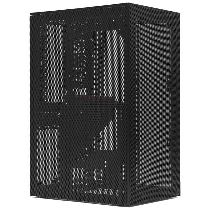 SSUPD Meshroom S V2 PC Case, Mini Case, ATX, Mesh &ndash; Black image number 0