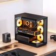 Jonsbo D300 Mid Tower, 270 degrees, Tempered Glass - Black image number null