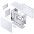 Jonsbo D31 MESH Micro-ATX Gehäuse, Tempered Glass - weiß image number null
