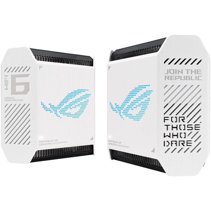 ASUS ROG Rapture GT6 AX10000 2er Set Tri-Band Gaming Mesh WiFi System - weiß image number 3