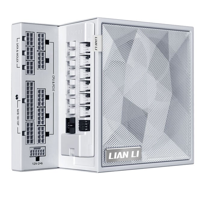 Lian Li EDGE Gold V2 Power Supply with EDGE Hub V2 - White, 1,000W image number 2
