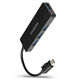 AXAGON HUE-G1C Superspeed USB-C Slim Hub, 4x USB 3.0 - 14cm, black