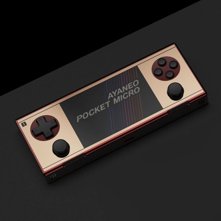 Ayaneo Pocket Micro Handheld Konsole – 8GB LPDDR4X, 256GB SSD, retro gold image number 4