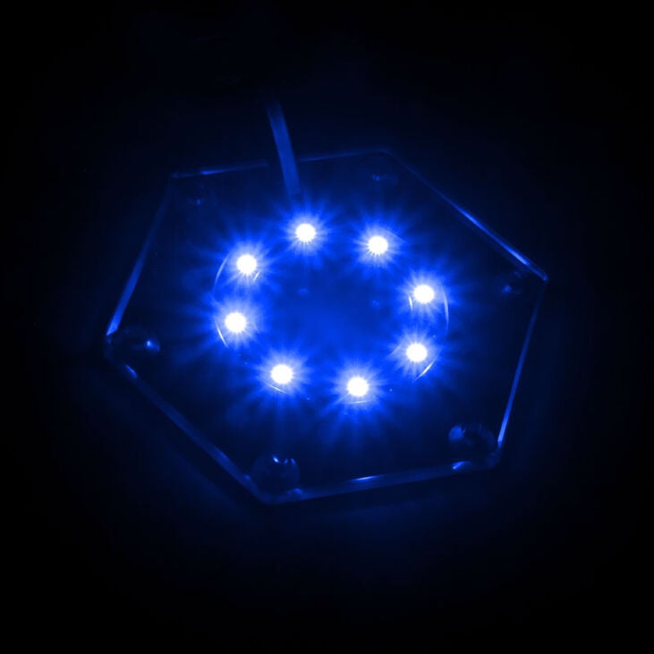 Bitspower Hexagon Add-On for reservoir, RGB image number 5
