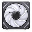 Jonsbo ZL-120B L&uuml;fter, PWM, ARGB - 120mm, schwarz, 3er-Pack image number null