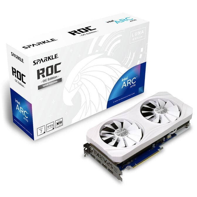 Sparkle Arc A770 ROC Luna White, 16384 MB GDDR6 image number 0