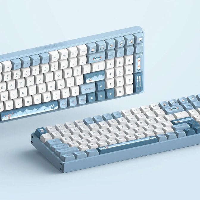 IQUNIX F97 Wintertide Wireless Gaming Tastatur, RGB - MX-Brown-Switches (US) image number 5