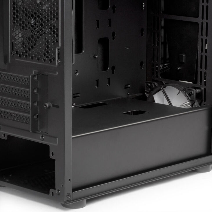 SilverStone Fara V1M Pro Micro-ATX Gehäuse, ARGB, Tempered Glass - schwarz image number 6
