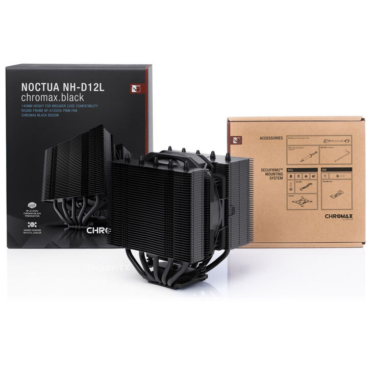 Noctua NH-D12L chromax.black CPU cooler - 120mm image number 6